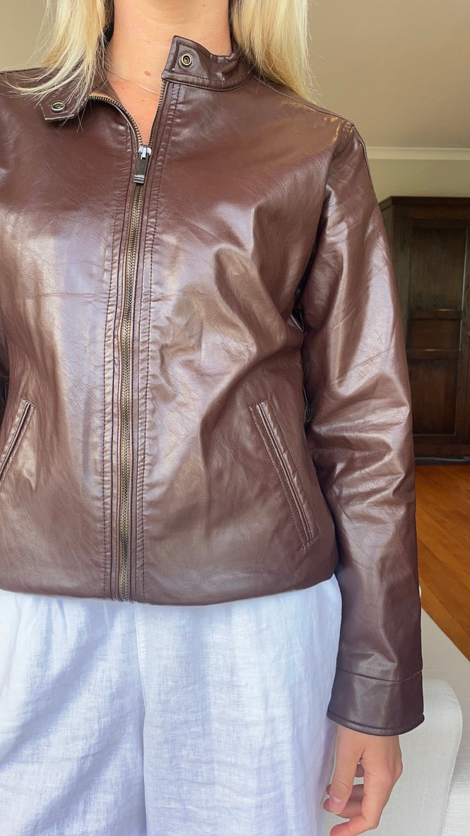 Brown Leather Jacket