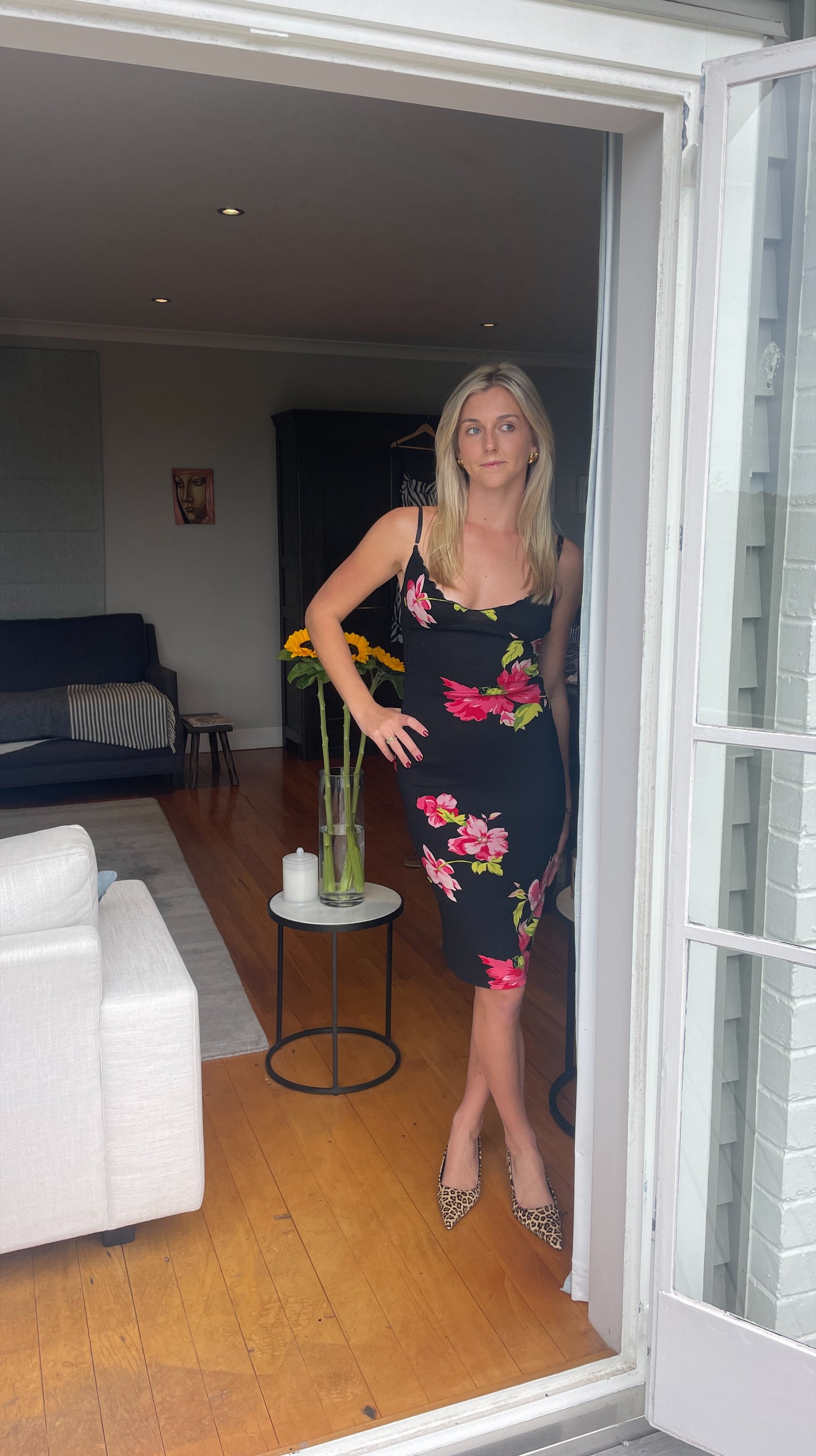 Morgan De Toi Floral Dress