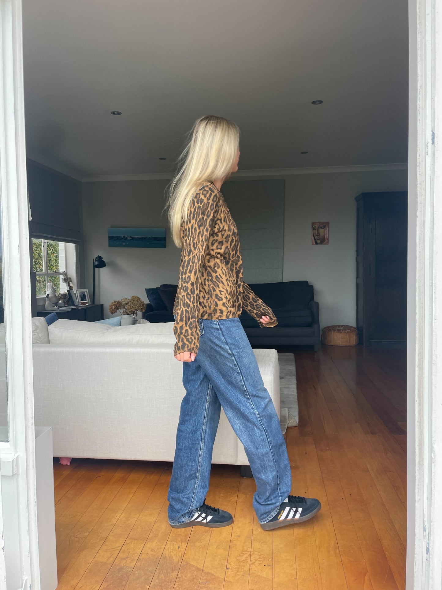 Ralph Lauren Cheetah Cardigan