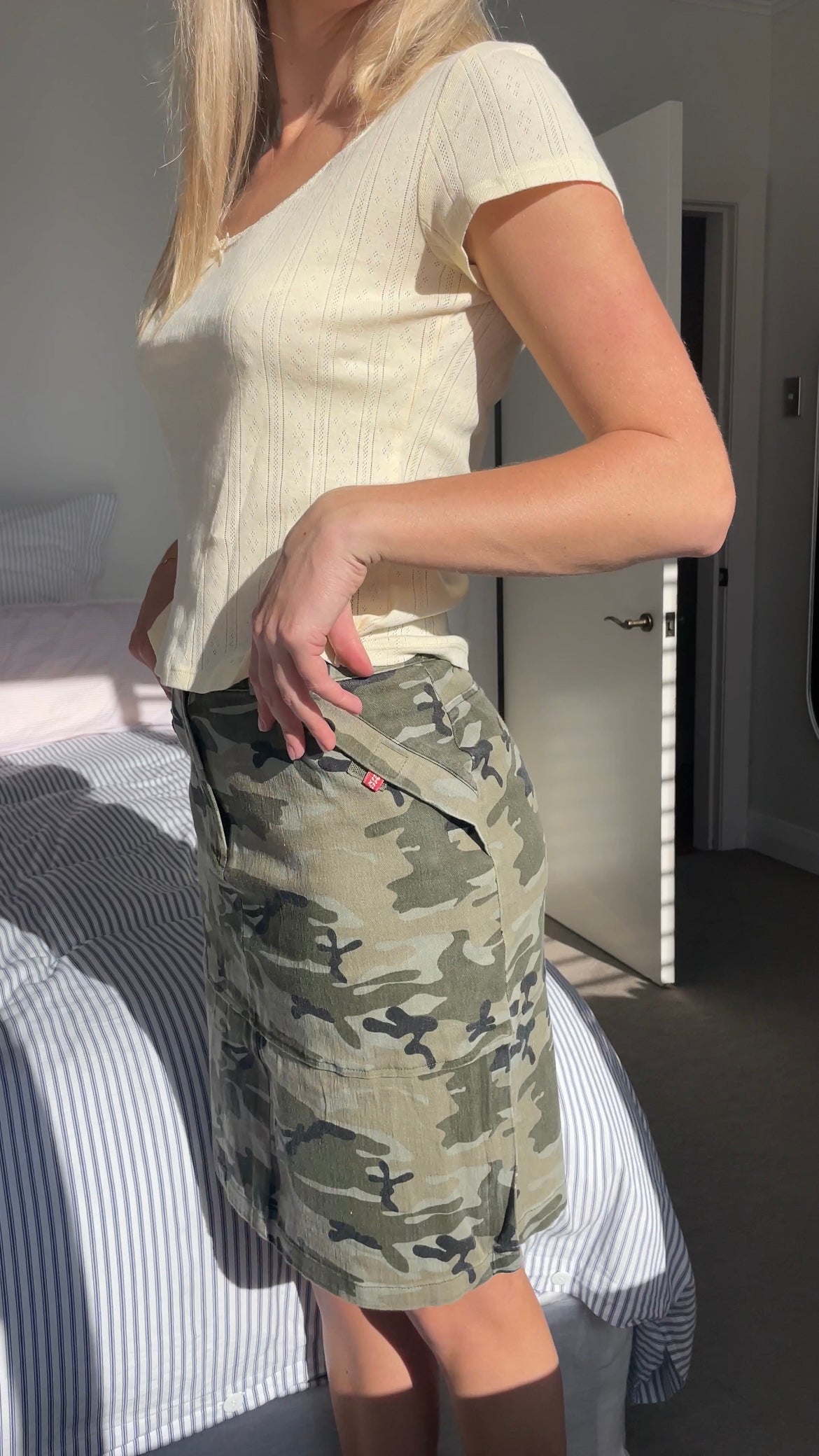 Miss Sixty Camo Skirt