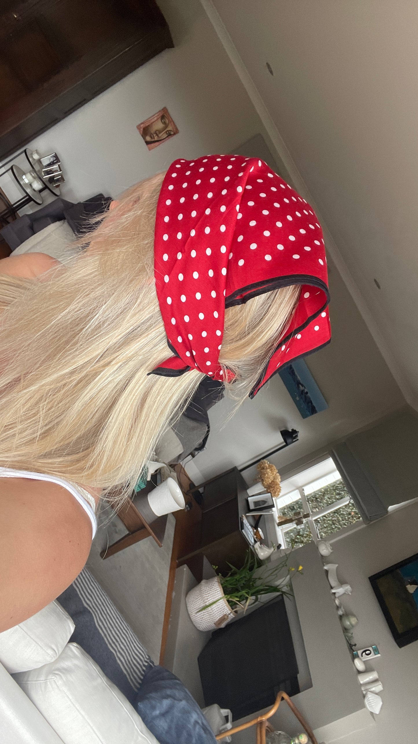 Burberry Polka Dot Scarf