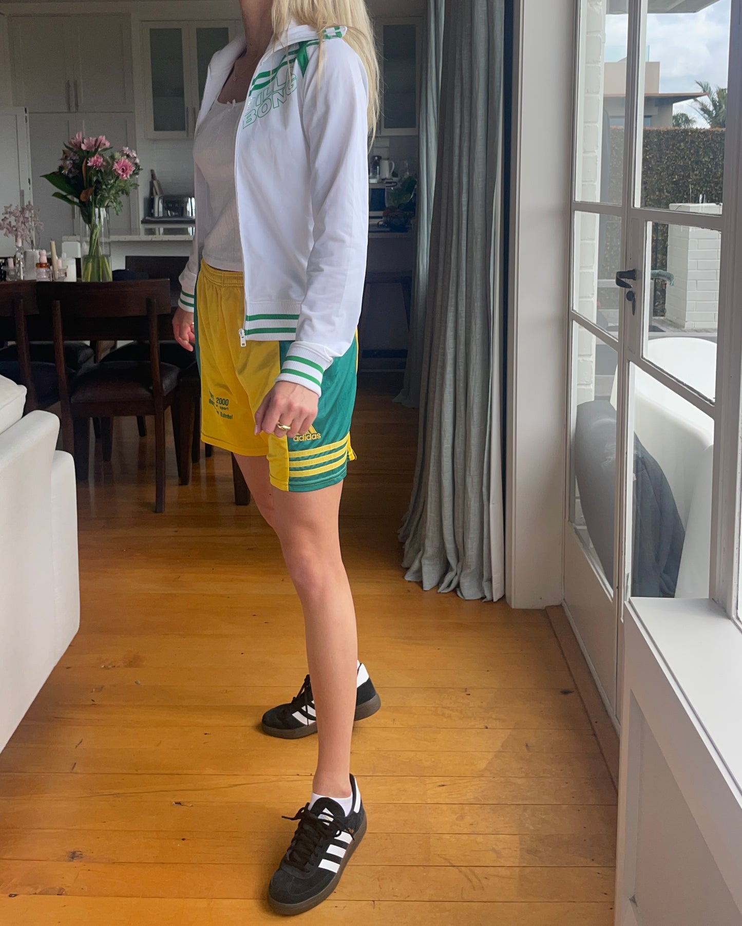 Adidas Green & Yellow Shorts