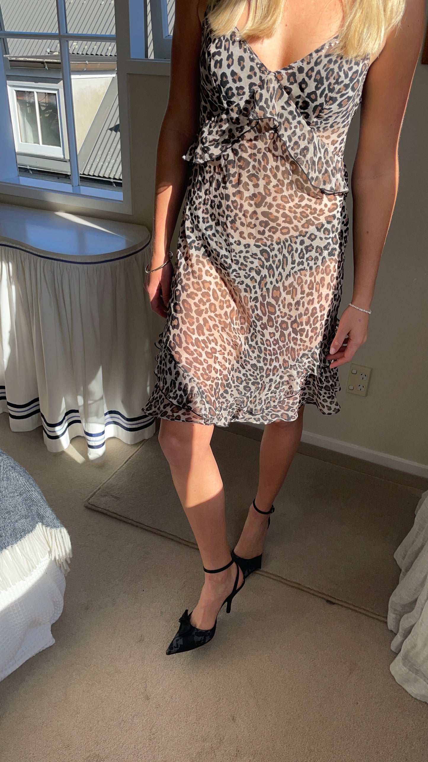 Victoria's Secret Sheer Animal Dress