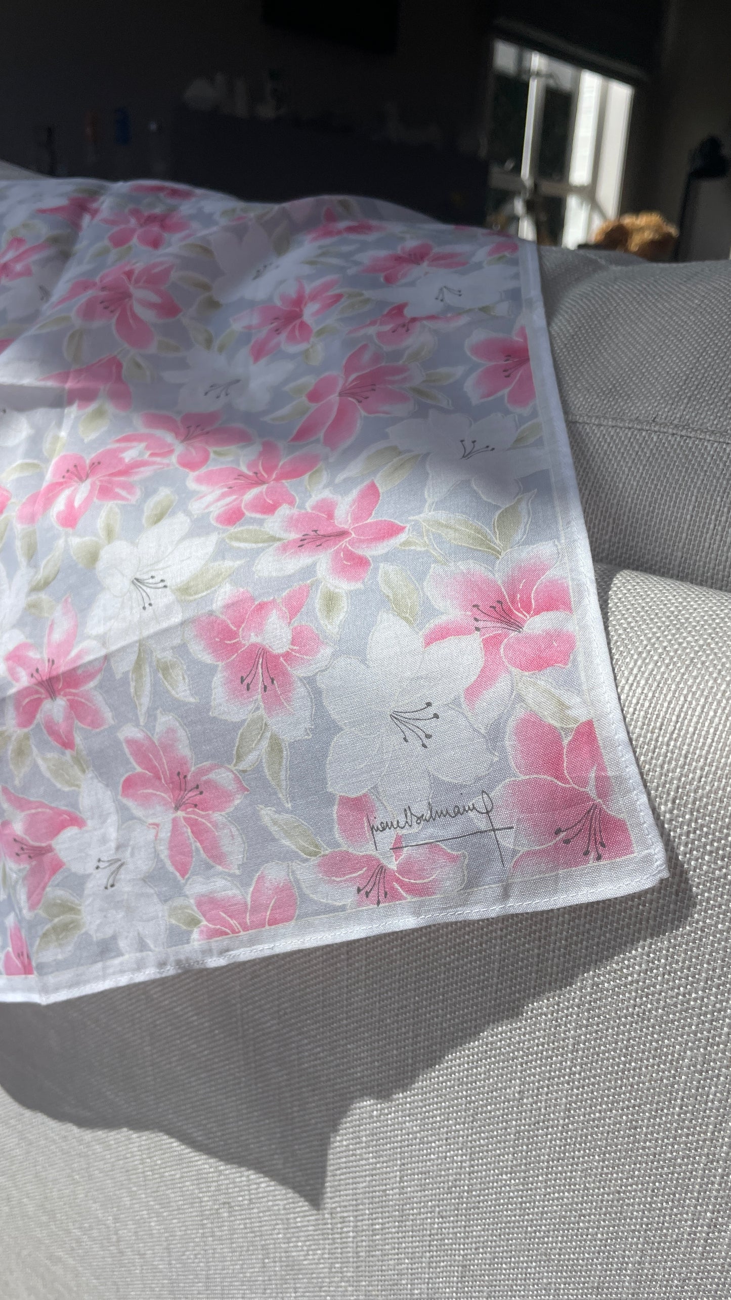 Pierre Balmain Floral Scarf