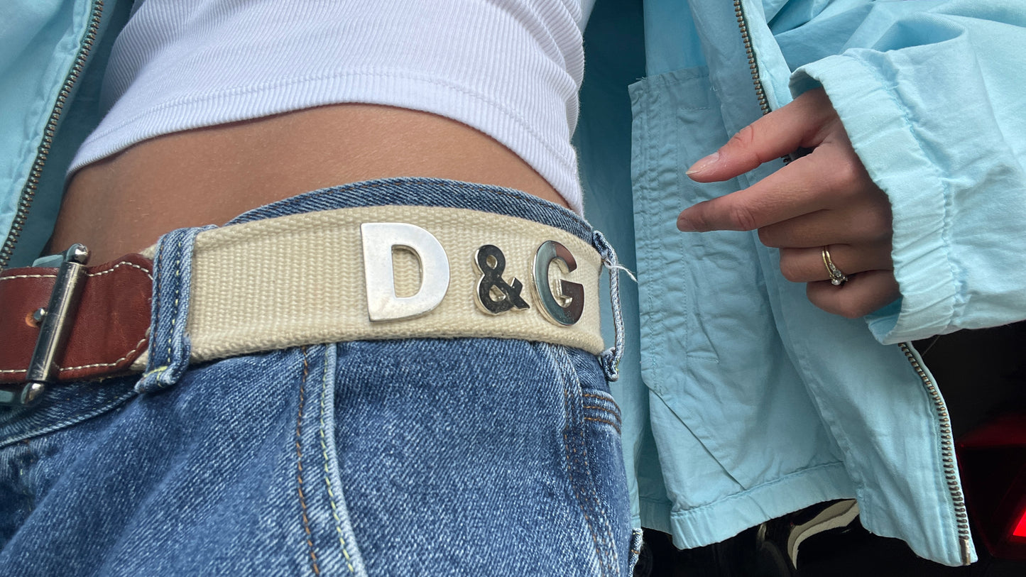D&G Logo Belt