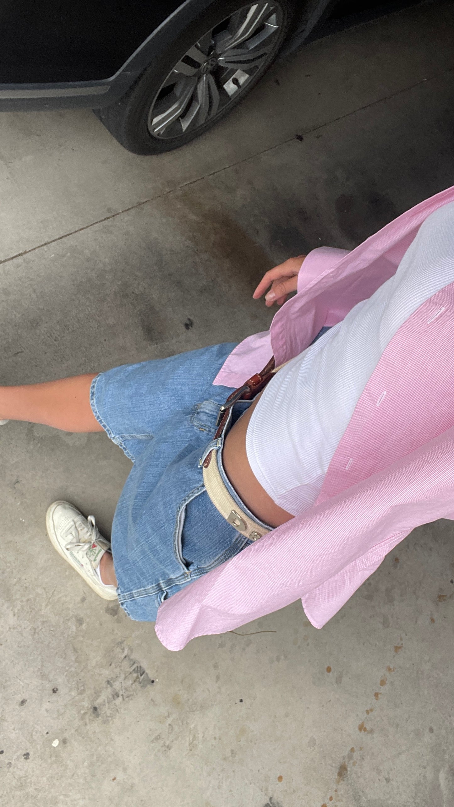 Tommy H Light Wash Jorts