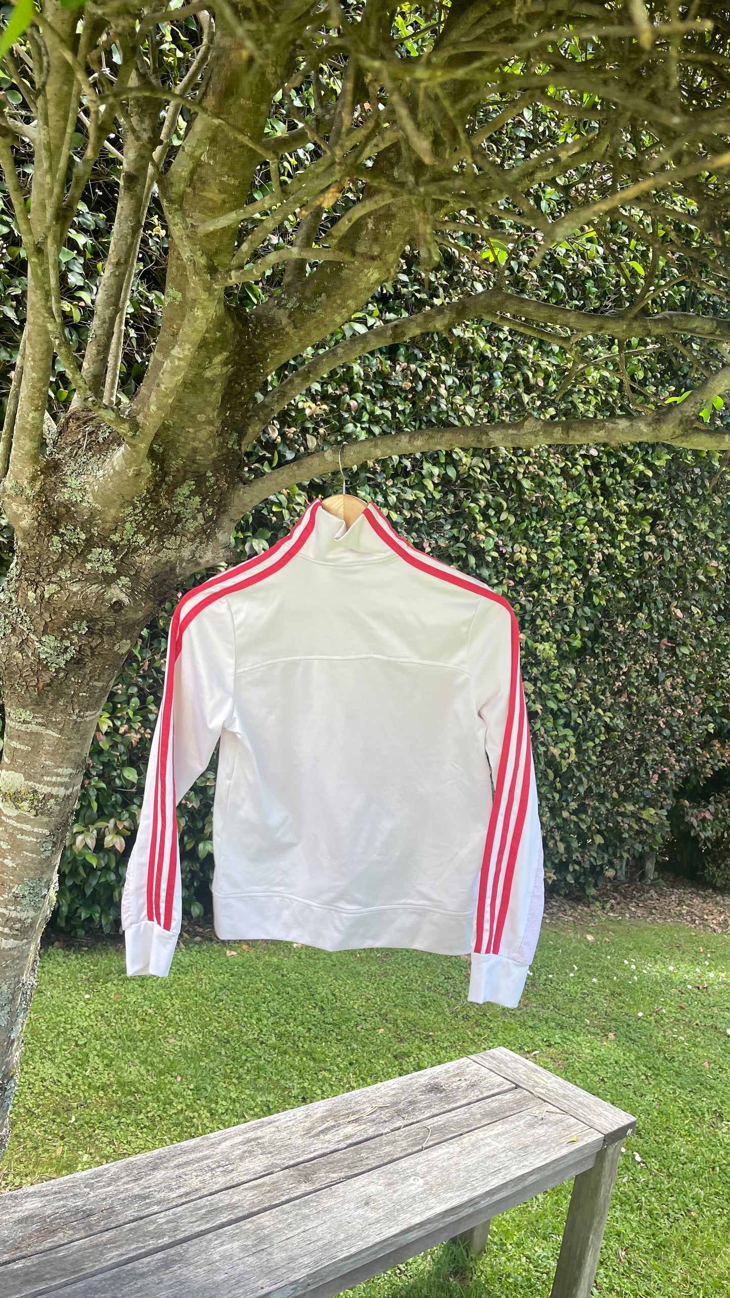 Adidas Red & White Sports Jacket