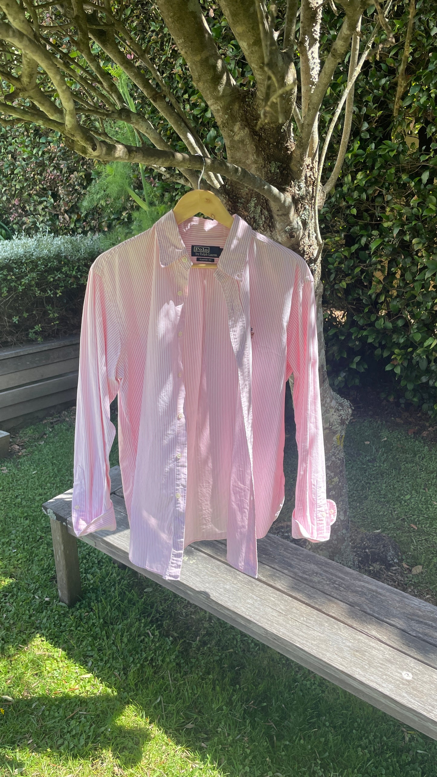 Ralph Lauren Pink Stripe Shirt