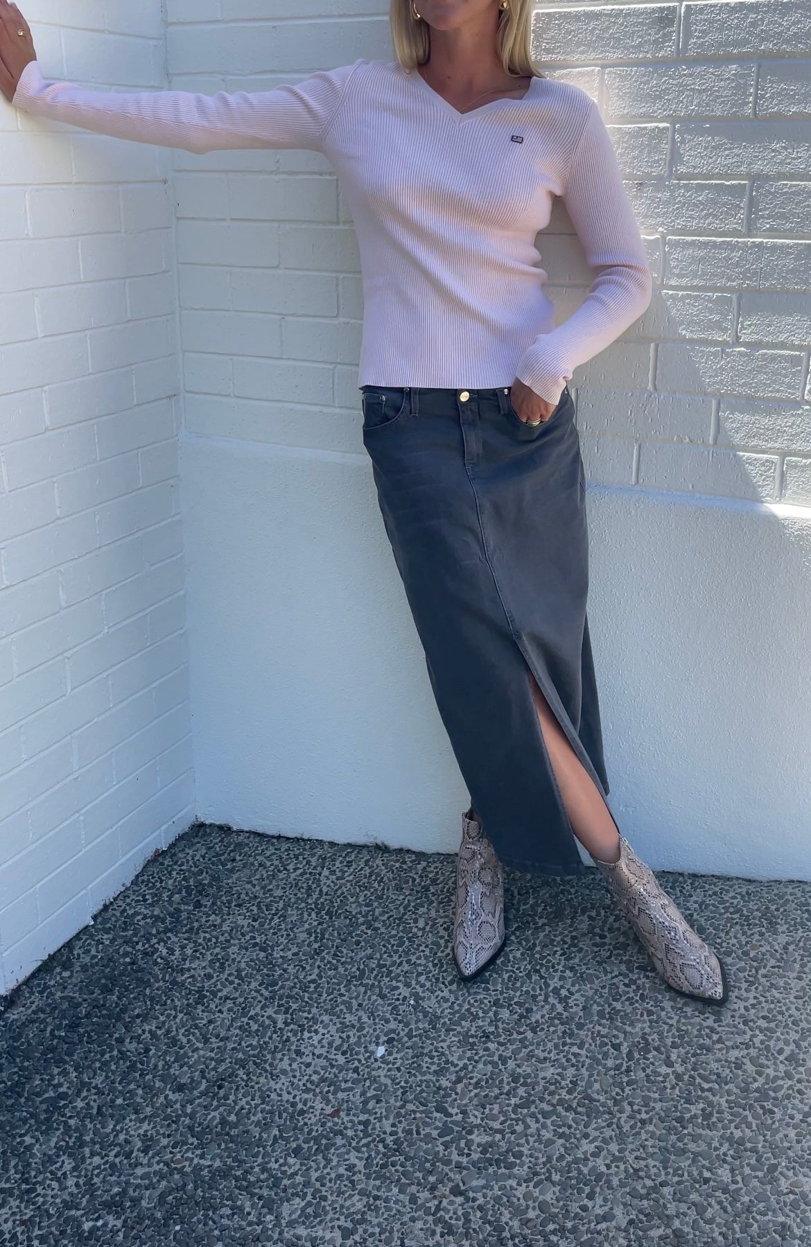 RL Pink Flag Knit