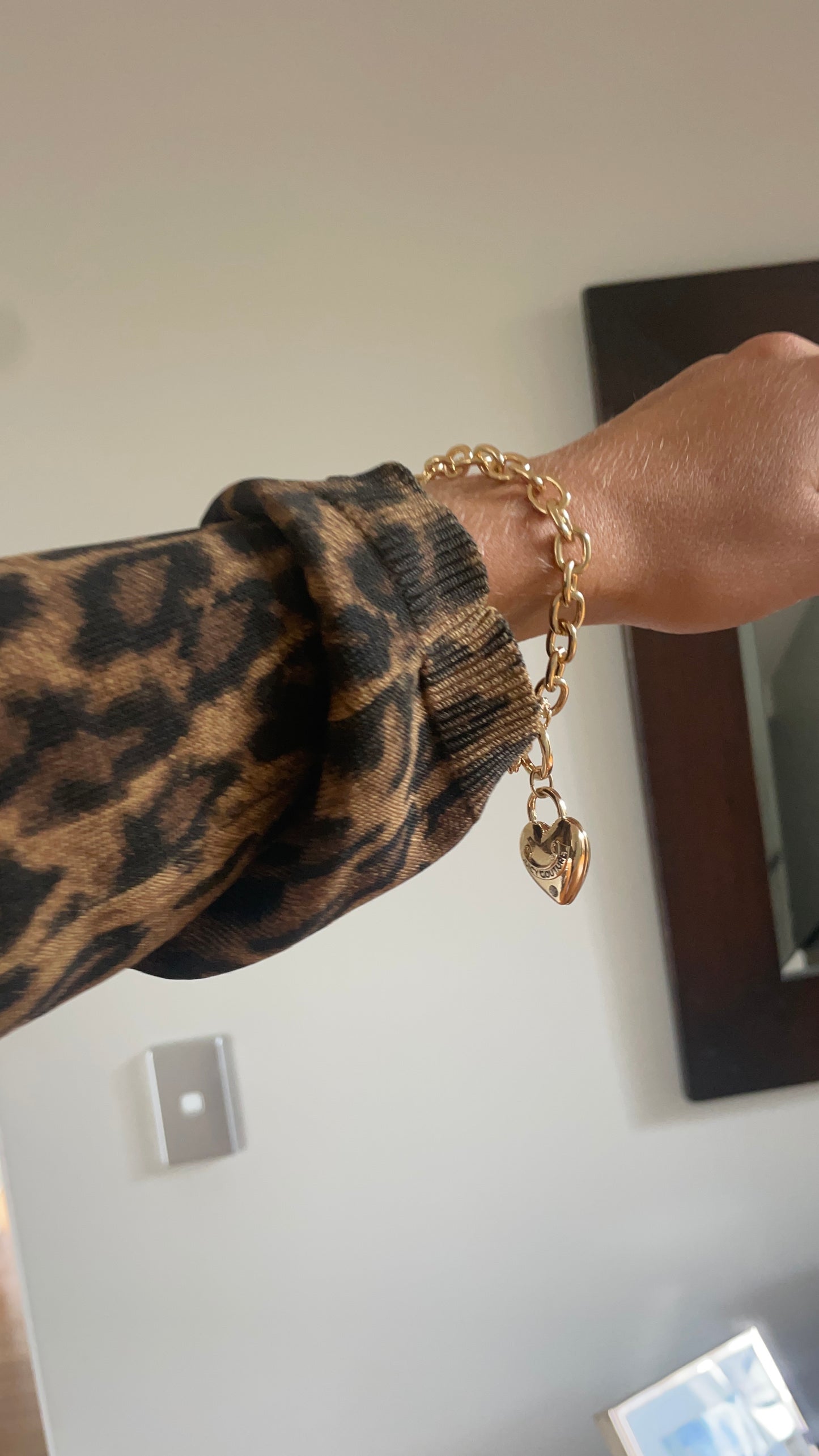 Juicy Couture Heart Charm Bracelet