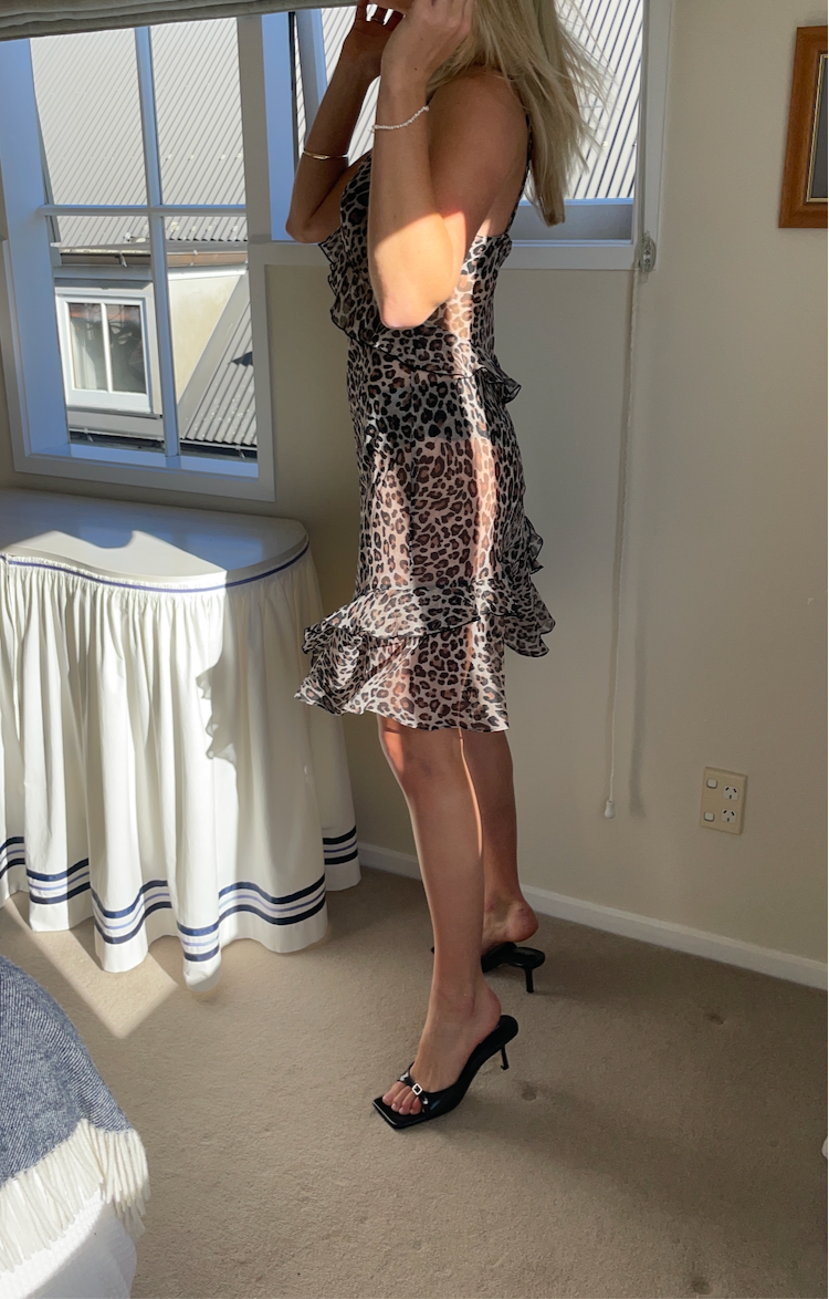 Victoria's Secret Sheer Animal Dress