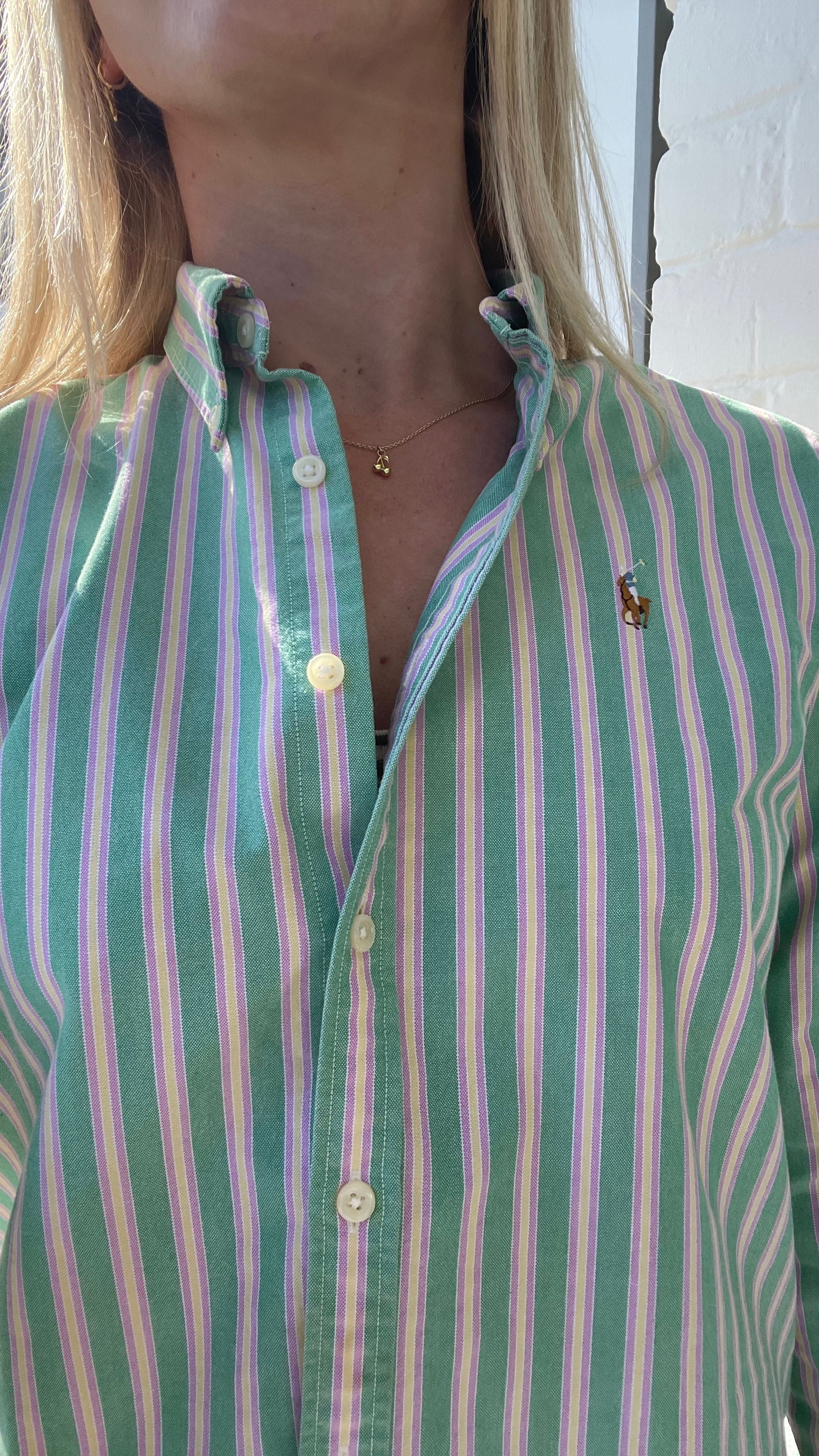 Ralph Lauren Candy Stripe Shirt withloveizzyg