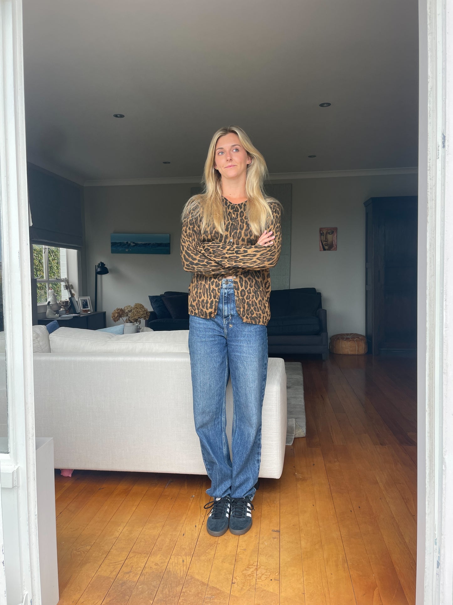Ralph Lauren Cheetah Cardigan