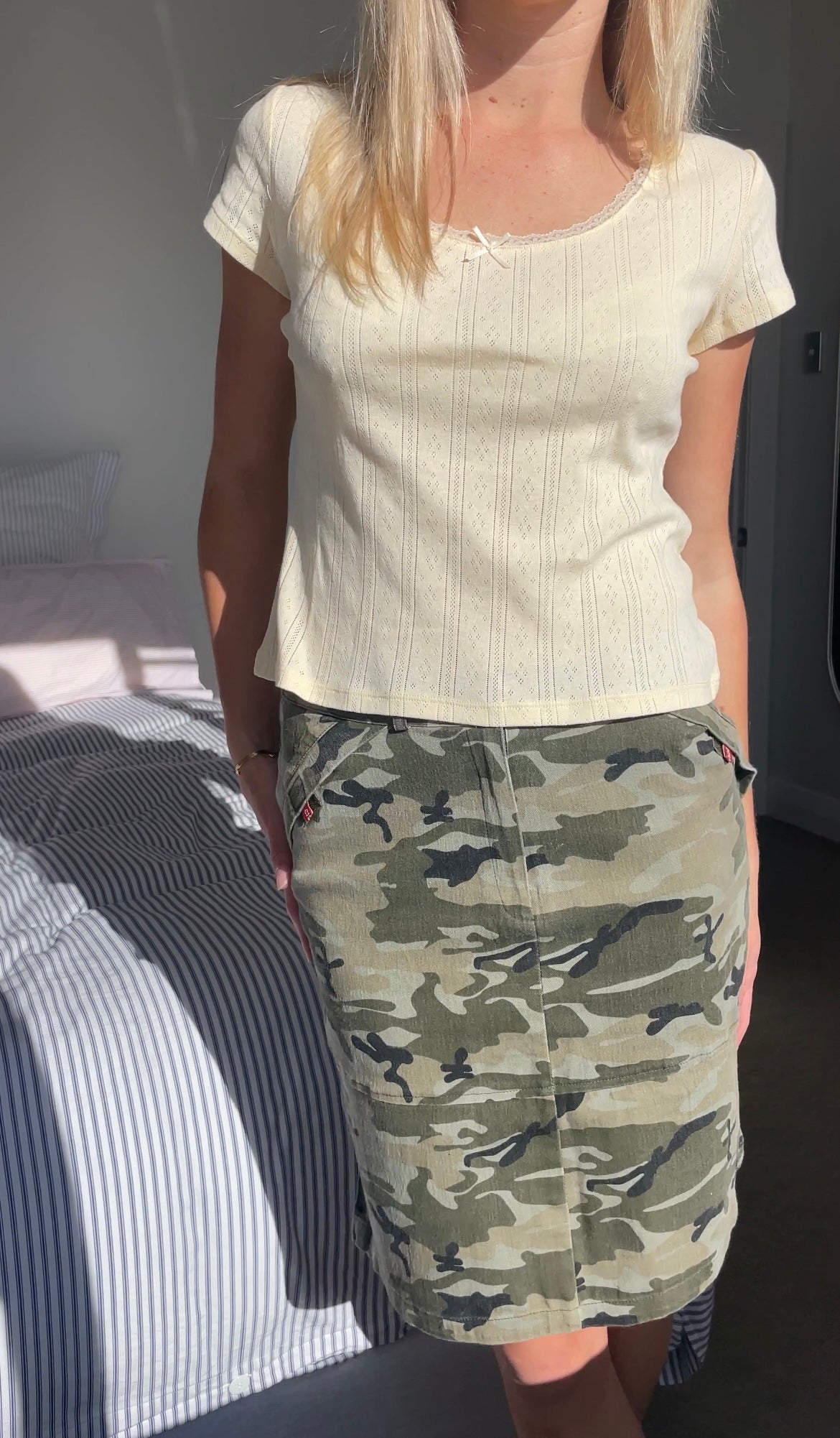 Miss Sixty Camo Skirt