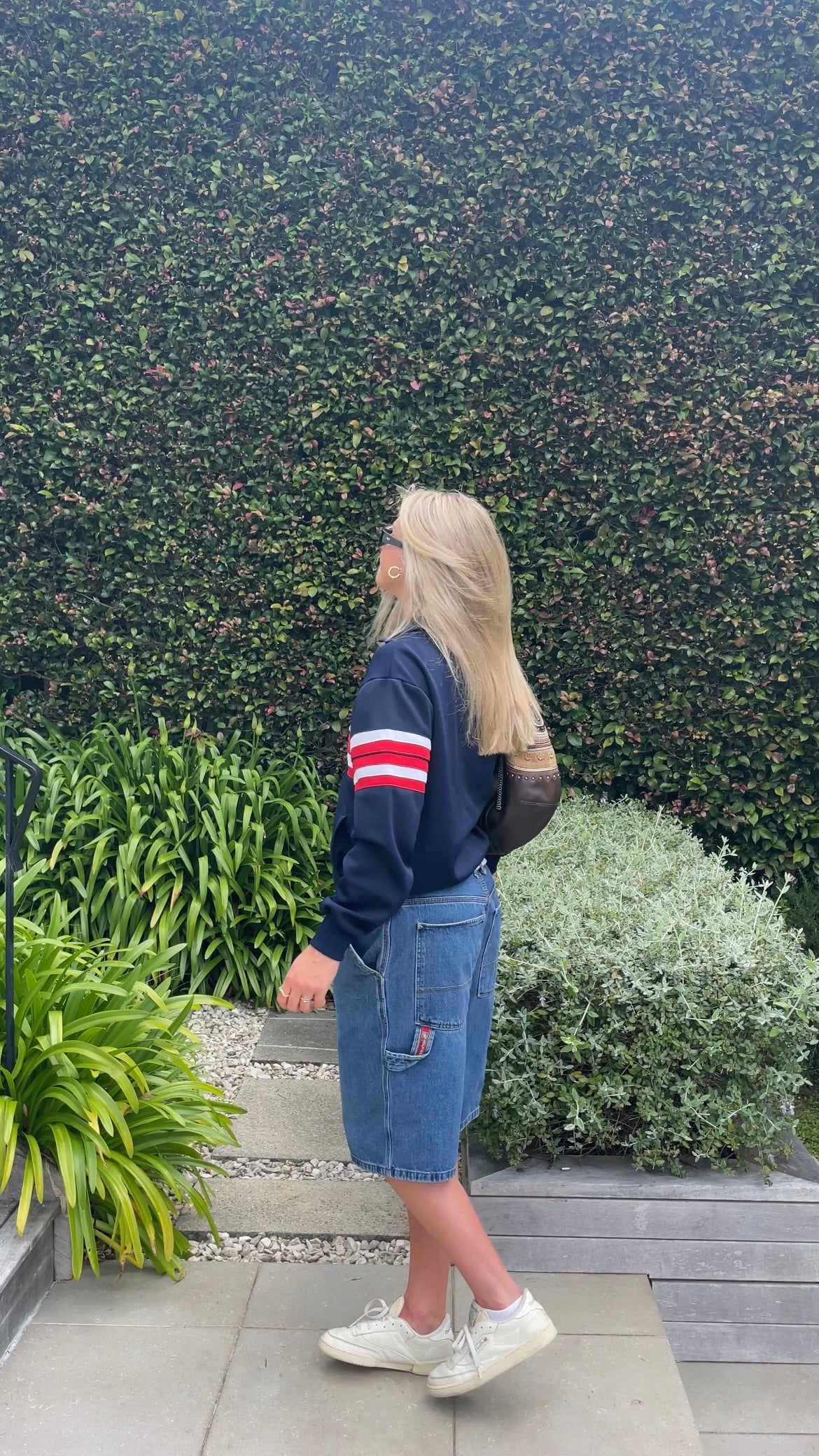 Vintage Adidas Navy Red and White sports jacket