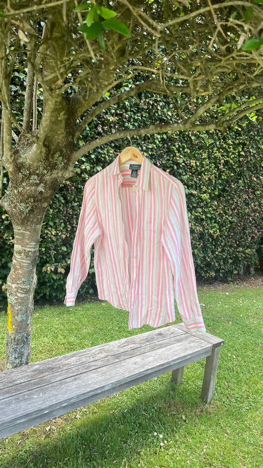 Pastel Linen Ralph Lauren Shirt