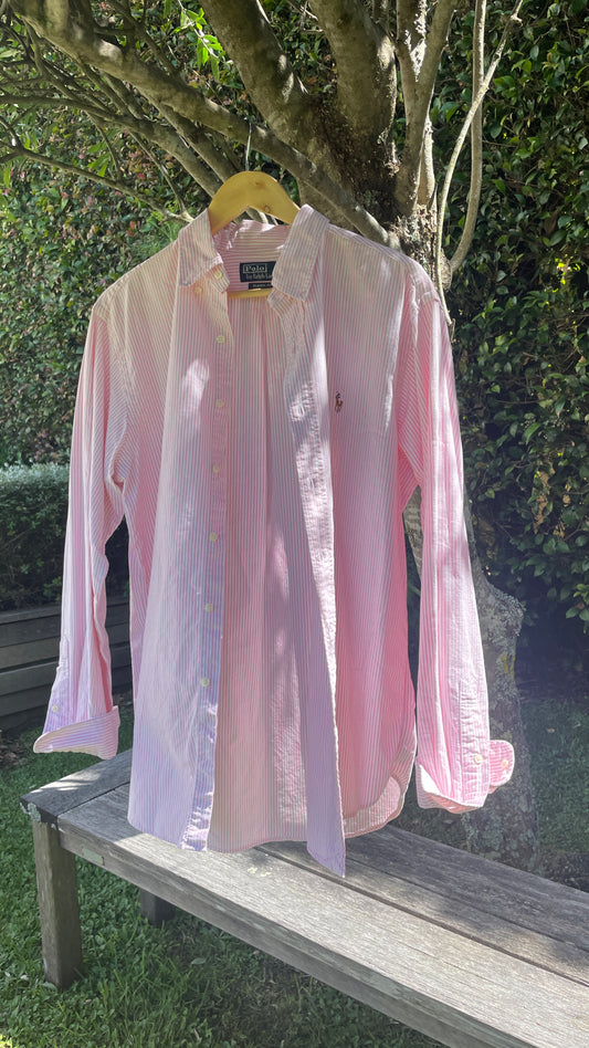 Ralph Lauren Pink Stripe Shirt