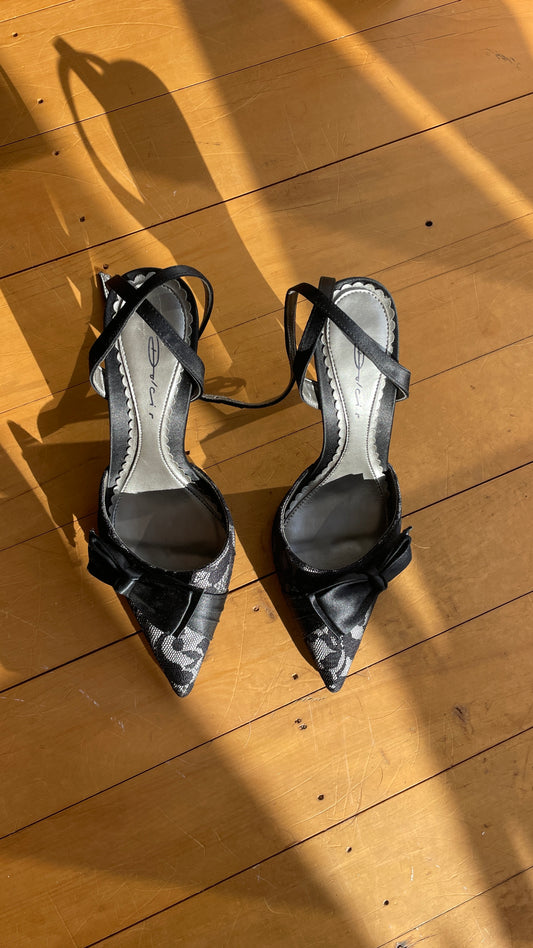 Dolcis Lace Bow Heels