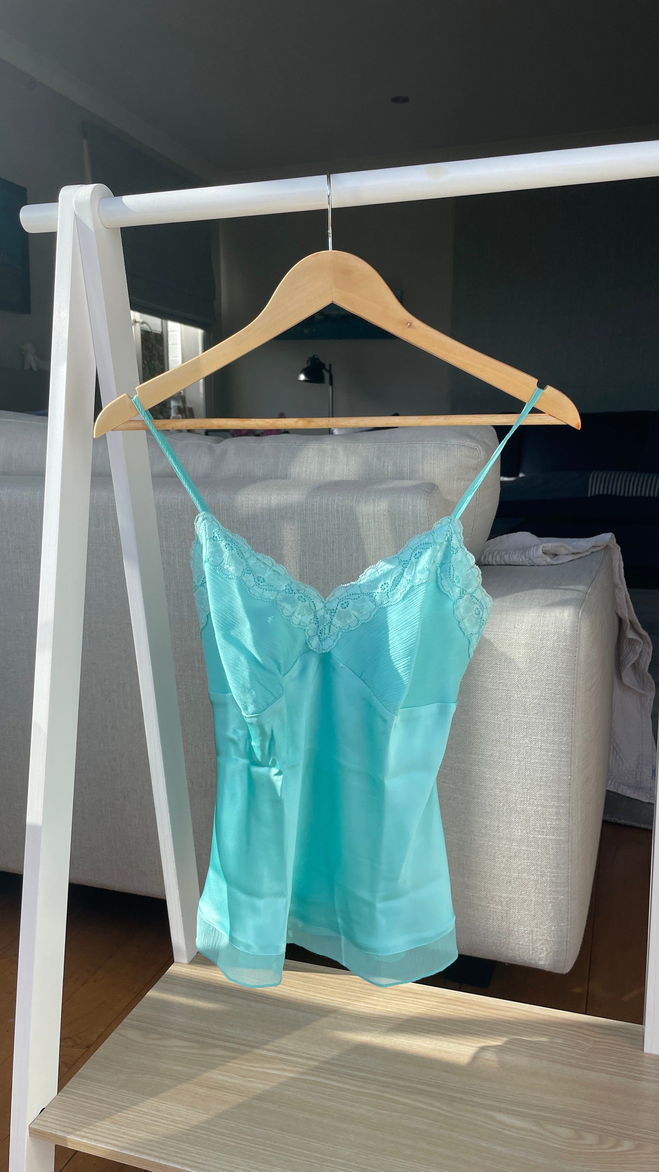 Aqua Silk Cami withloveizzyg