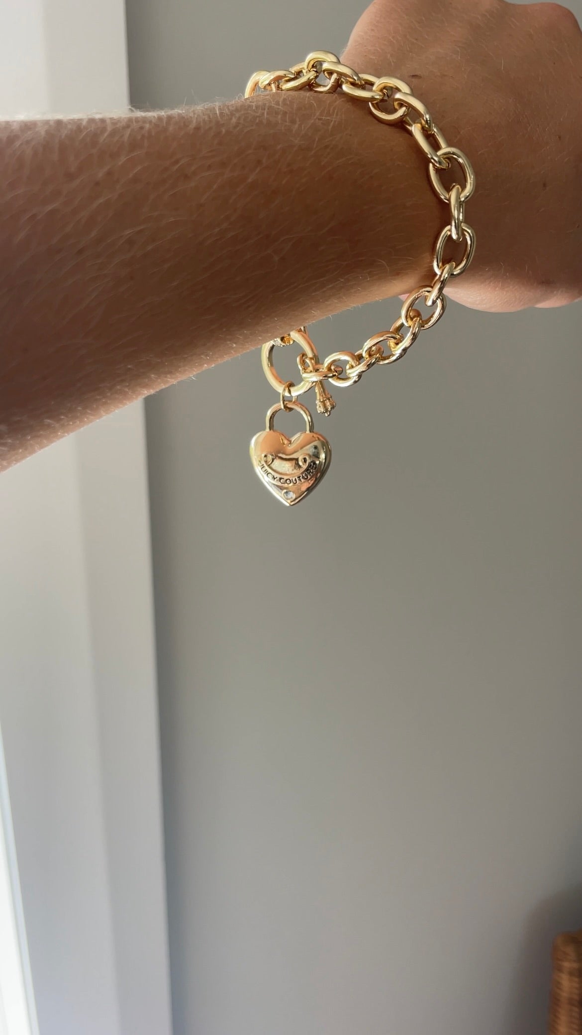 Juicy Couture Heart Charm Bracelet