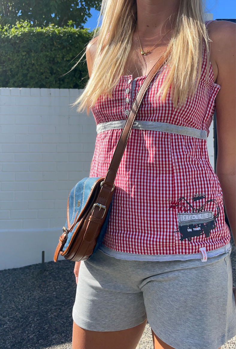 Gingham Cotton Tank